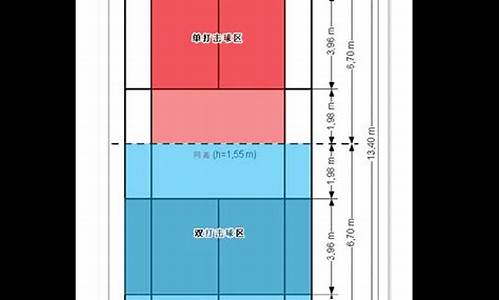 羽毛球单打底线是哪一条_羽毛球单打规则边界图解